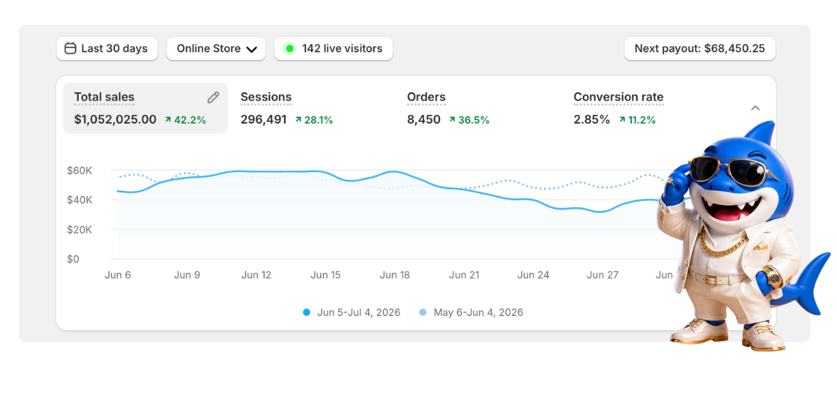 DropShark homepage hero preview
